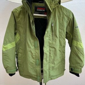 Karbon Kids Green Ski Jacket